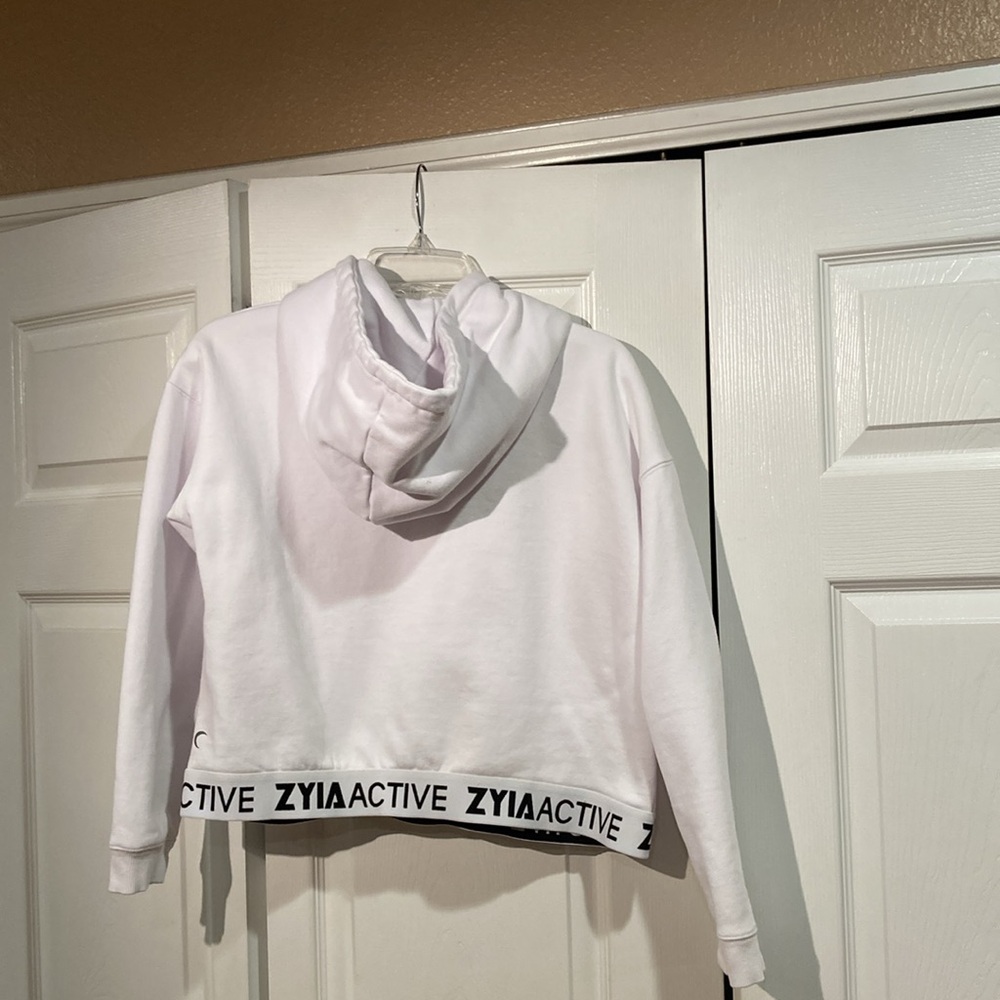 Zyia Active White Hoodie - Picture 2 of 4